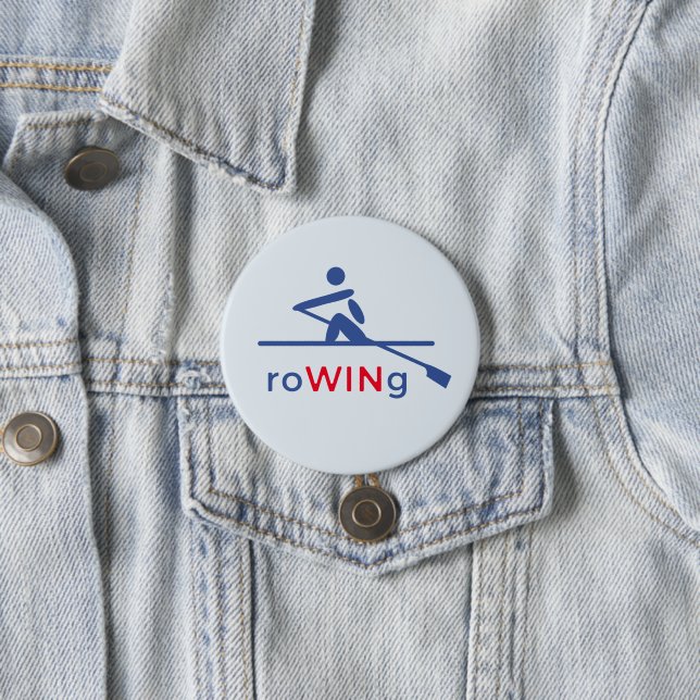RoWINg motivierend blau Button (Beispiel)