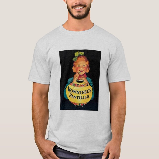 Rowntree's Pastilles Vintag Candy Ad T-Shirt (Vorderseite)