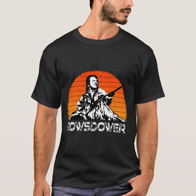 Rowsdower gestörter Mountain Sunset T-Shirt (Vorderseite)