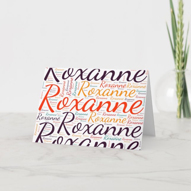 Roxanne Karte (Vorderseite)