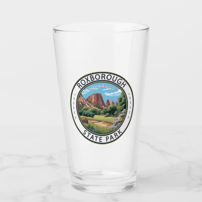 Roxborough Staat Park Colorado Abzeichen Glas (Vorderseite)