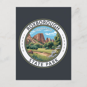 Roxborough Staat Park Colorado Abzeichen Postkarte
