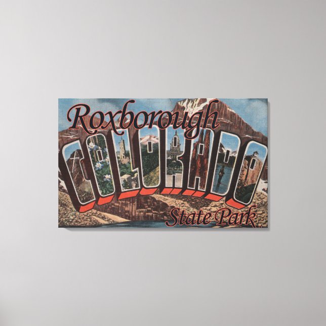 Roxborough Staat Park, Colorado Leinwanddruck (Vorderseite)