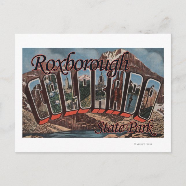 Roxborough Staat Park, Colorado Postkarte (Vorderseite)