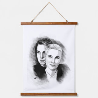 Roxette Art Wandteppich Mit Holzrahmen