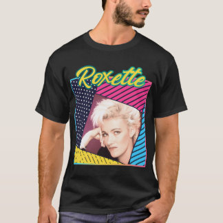 Roxette Pop-Duo Retro-Porträt 80er Musik Design Cl T-Shirt