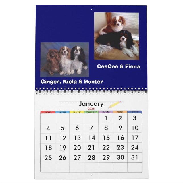 Roxians Families Annual Callendar Kalender (Jan 2026)