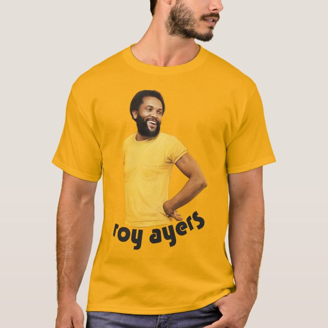 Roy Ayers - Retro 70er Jazz Vibraphonist Music T-Shirt (Vorderseite)