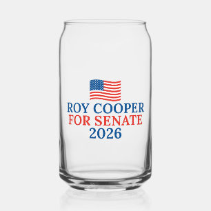 Roy Cooper für den Senat 2026 Wahl Dosenglas