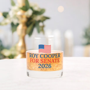 Roy Cooper für den Senat 2026 Wahl Whiskyglas