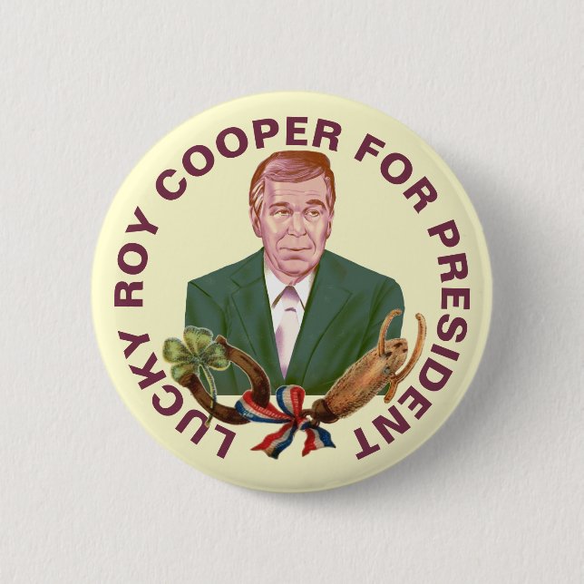 Roy Cooper für Präsident 2024 Button (Vorderseite)