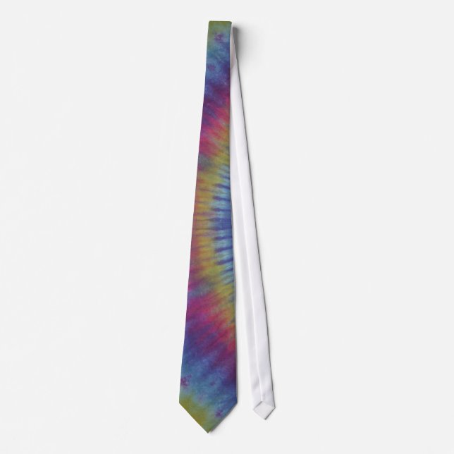 Roy G Biv Gefärbte Krawatte Necktie (Vorderseite)