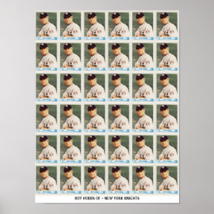 Roy Hobbs Uncut Cards Poster