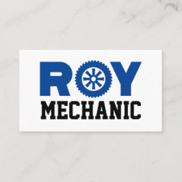 Roy Mechanic Business Card Visitenkarte