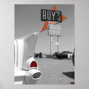 Roy Motel und Café Poster