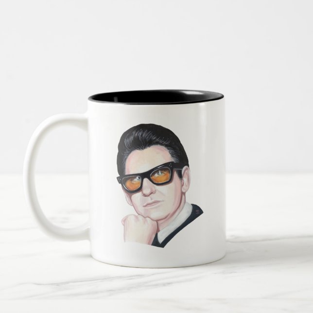 Roy Orbison Zweifarbige Tasse (Links)