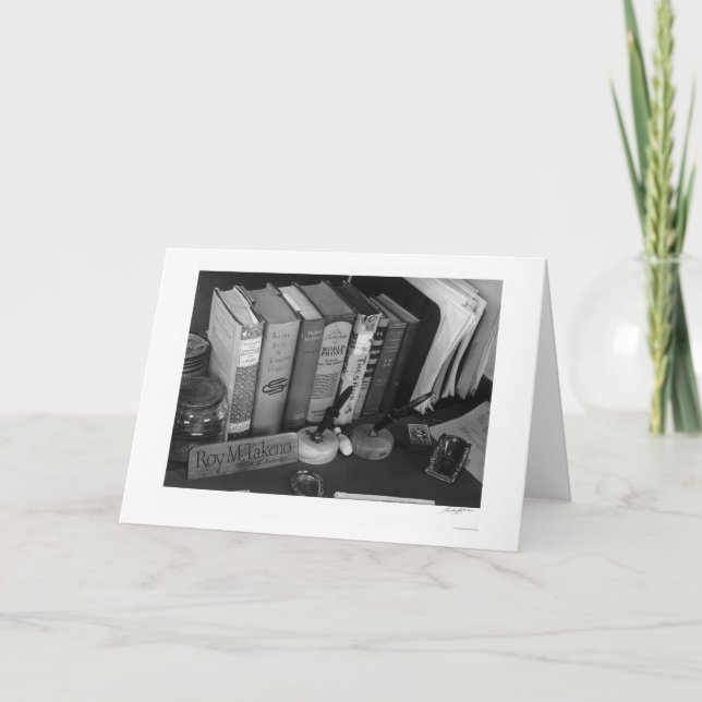 Roy Takeno’s Desk 1943 Karte (Vorderseite)