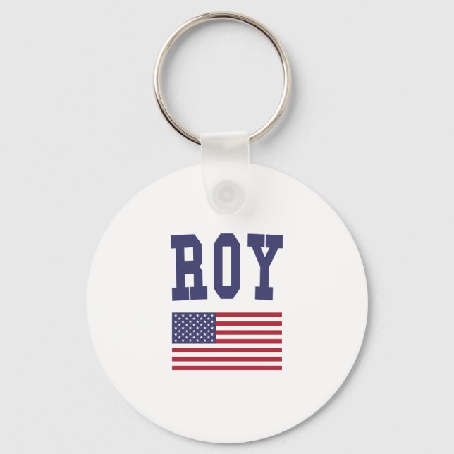 Roy US Flag Schlüsselanhänger (Vorderseite)