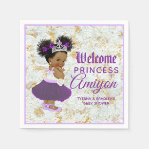Royal African Lila Princess Elegante Marble Serviette