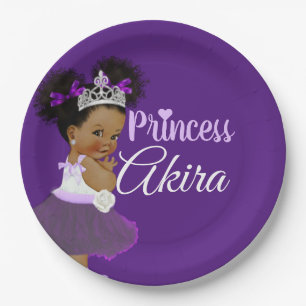 Royal African Lila Princess   Extravagant Pappteller