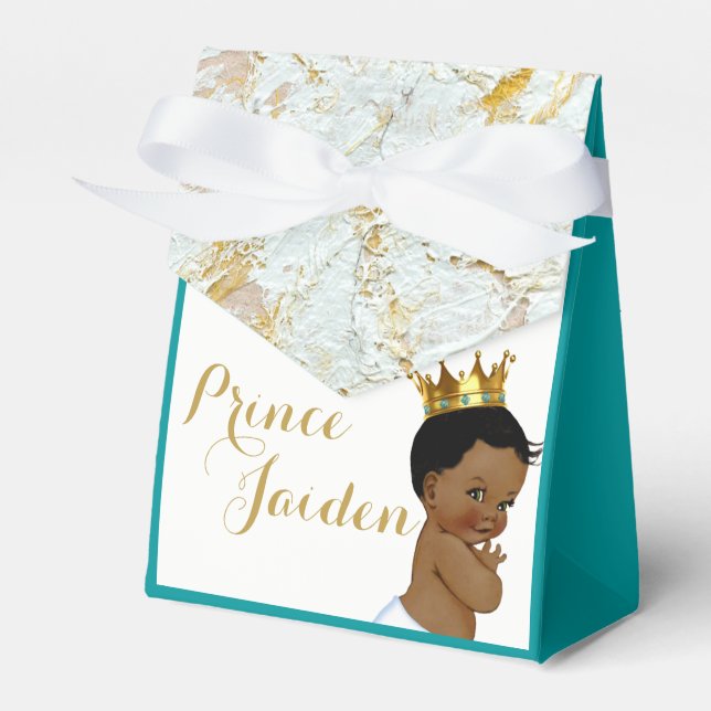 Royal African Prince Aquamarin |EXTRAVAGANTE Babyd Geschenkschachtel (Vorderseite)