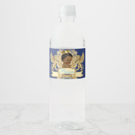 Royal African Prince Baby Water Bottle Labels Wasserflaschenetikett