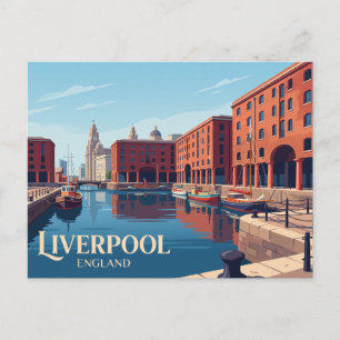 Royal Albert Dock England Postkarte