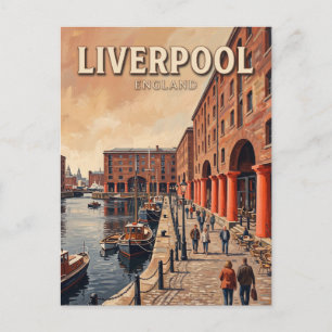 Royal Albert Dock England Postkarte