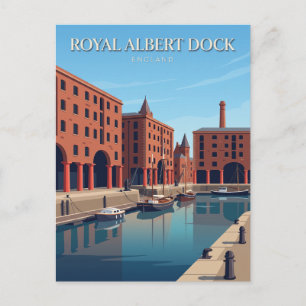 Royal Albert Dock Vereinigtes Königreich Postkarte