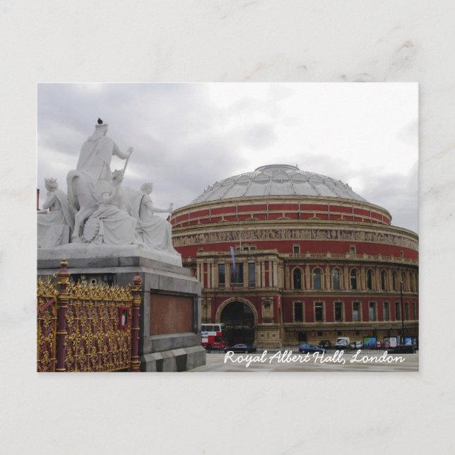 Royal Albert Hall, London Postkarte (Vorderseite)