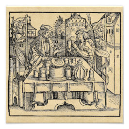 Royal Alchemist Laboratory in Castle Fotodruck