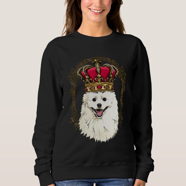 Royal American Eskimo Spitz King Queen Princess Do Sweatshirt (Vorderseite)