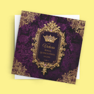 Royal Amethyst Quinceañera, Brauch Einladung