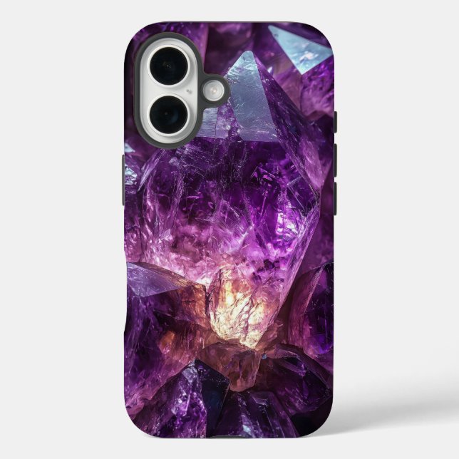 Royal Amethyst Stones Phone Case (Rückseite)
