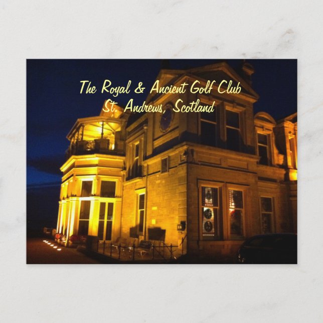 Royal & Ancient Golf Club Postcard Postkarte (Vorderseite)