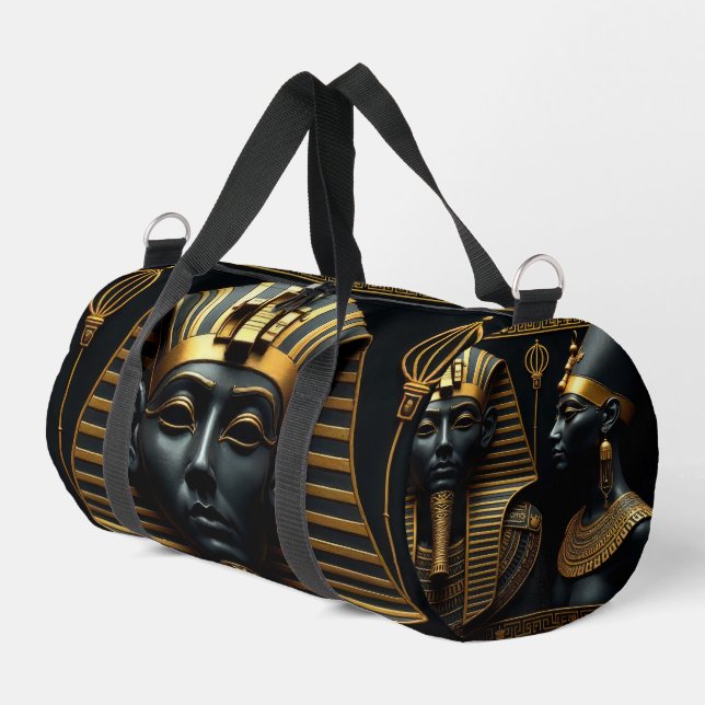 Royal Ancient Schwarz & Gold | Duffel-Tasche Duffle Bag (Linke Seite)