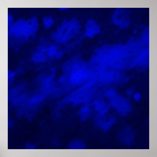 Royal and Navy Blue Streaks Poster (Vorne)