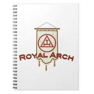 Royal Arch Freemason Banner Notizblock