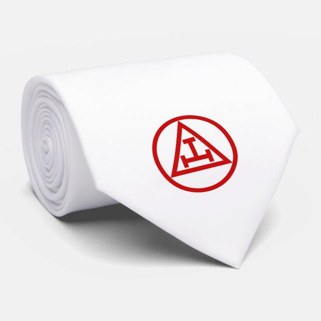 Royal Arch Masonic Freemason Monogram Krawatte (Gerollt)