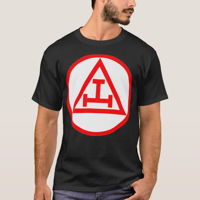 Royal Arch Masons Siegel York Rite Chapter Premium T-Shirt (Vorderseite)