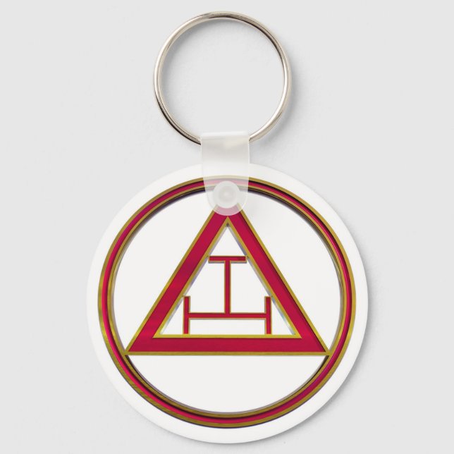 Royal Arch Triple Tau Schlüsselanhänger (Vorderseite)