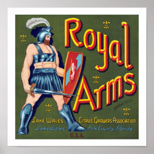 Royal Arms Poster