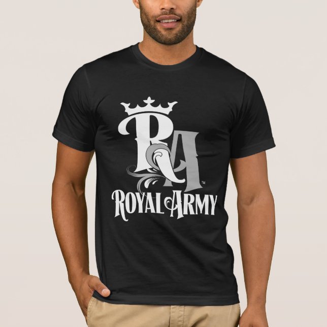 Royal Army Emblem Dark Mens T - Shirt (Vorderseite)