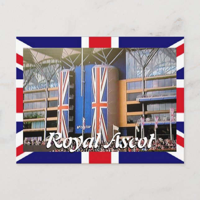 Royal Ascot Diamond Jubilee Postkarte (Vorderseite)
