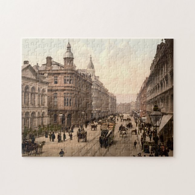 Royal Avenue Belfast 1905 Street Szene Puzzle (Horizontal)