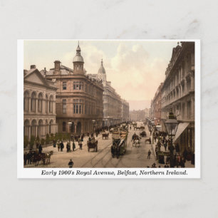 Royal Avenue, Belfast, Nordirland Postkarte
