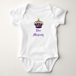 Royal Baby Crown Prince oder Princess Strampler
