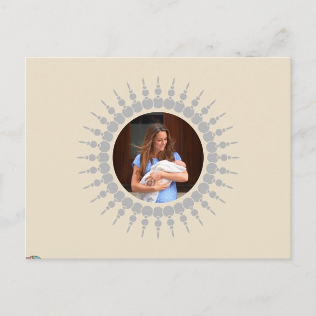 Royal Baby Postkarte (Vorderseite)