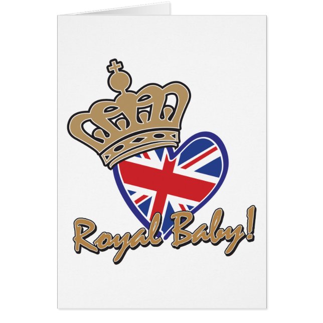 Royal Baby UK Heart Flag (Vorne)