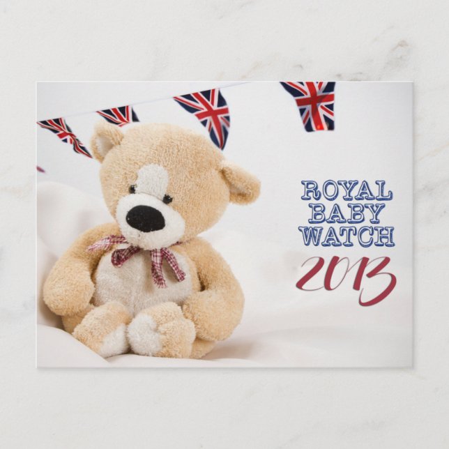 Royal Baby Watch 2013 Postkarte (Vorderseite)